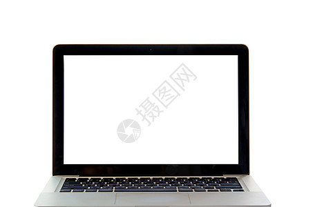 笔记本计算机网络技术键盘屏幕互联网电脑电子商业监视器白色背景图片