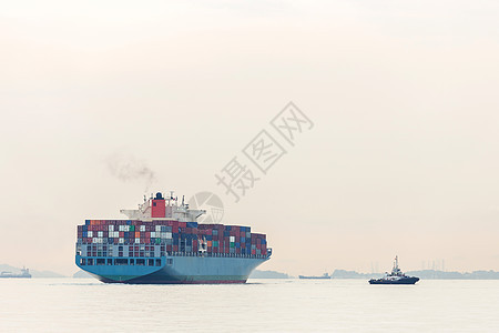 货物货船国际进口全球商业后勤航行港口货运贸易出口图片