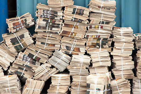 报纸堆叠回收新闻业邮政打印工作商业杂志折叠教育金融图片