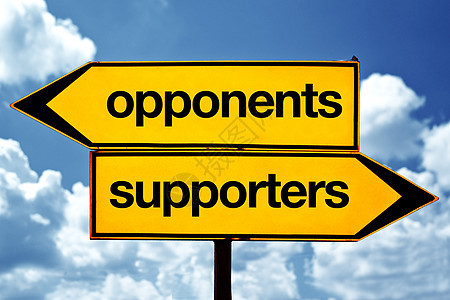反对者或支持者背景图片