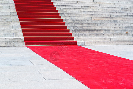 红地毯入口楼梯派对奢华大片魅力贵宾娱乐节日名声图片