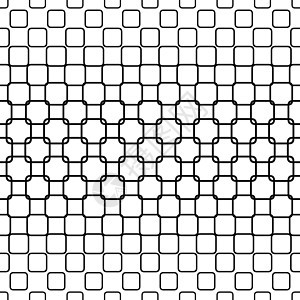 重复的单色圆形平方图案设计背景图片