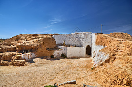 传统柏柏尔房子 Matmata 撒哈拉大沙漠 突尼斯 非洲图片