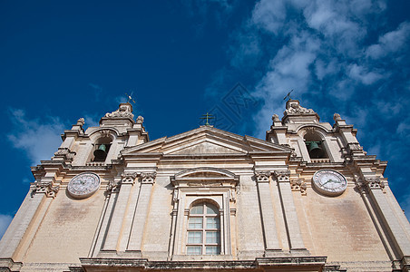 马耳他Mdina大教堂城市详情教会旅行建筑学旅游入口房子历史宗教游戏建筑图片
