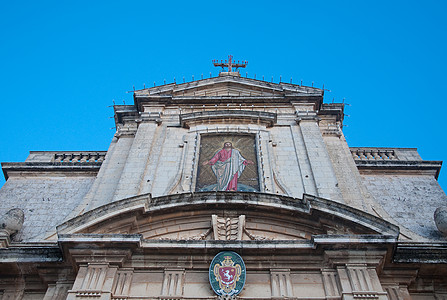 马耳他拉巴特大教堂市详情 NEF教会建筑假期宗教城市金属入口宝座房子历史图片