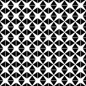 无缝无缝单色三角形模式风格瓷砖装饰品黑色平铺三角形装饰孵化重复插图图片