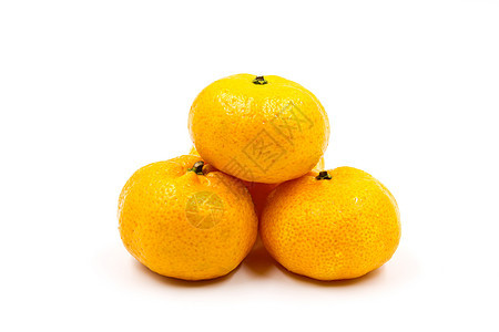 白色背景的橙色隔离水果黄色食物营养甜点热带团体橙子图片