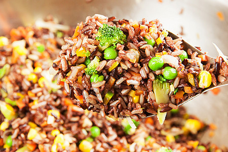 泰国弗里德里斯本加龙玉米大米主食植物陶器烹饪炒饭蔬菜水稻谷类图片