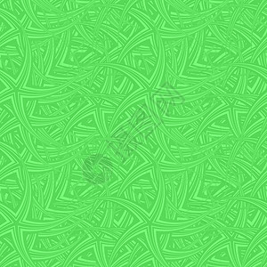 绿色无缝结绕曲线恒星图案背景图片