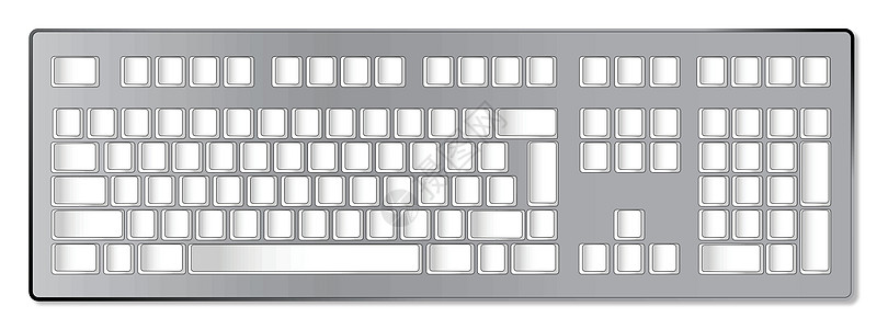 空白计算机键盘艺术插图电脑桌面笔记本钥匙艺术品绘画背景图片