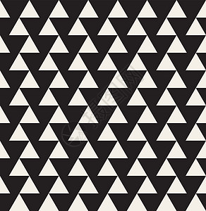 无矢量接缝黑白几何三角三角形图案模式马赛克装饰白色风格装饰品打印窗饰黑色包装创造力图片