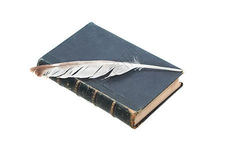 旧书和Quill Pen静物知识阅读艺术诗歌对象羽毛小说智慧作者图片