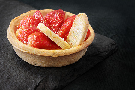 草莓茶美食浆果吃饭甜点水果时间午餐冰淇淋食物背景图片
