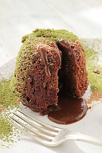 巧克力干酪海绵布丁软糖蛋糕甜点食物图片