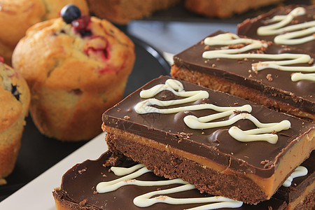 托盘烤面包面包师甜食甜点食物巧克力饼干蛋糕小吃烘烤图片