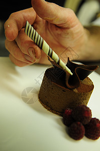巧克力甜点甜食吃饭时间午餐菜单食物背景图片