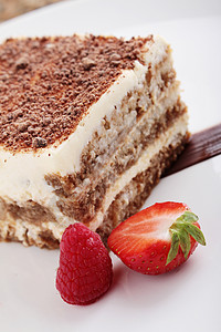 tiramisu甜点蛋糕棕色香草奶油状美食奶制品食物可可海绵图片