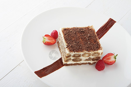 tiramisu甜点香草奶制品可可蛋糕奶油状海绵棕色食物美食图片