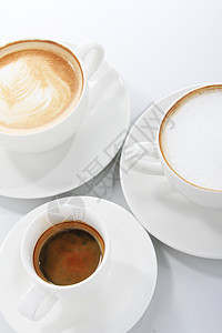 新鲜咖啡白色饮料桌子车床杯子图片