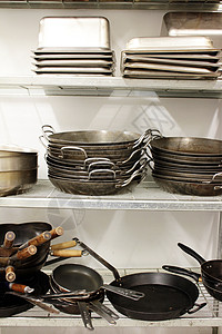 厨房锅和锅贮存烹饪锅碗瓢盆金属食物餐具工具炒锅盘子平底锅图片