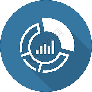市场份额图标 经营理念 平面设计计算进步销售统计报告数据插图成功会计帐户图片