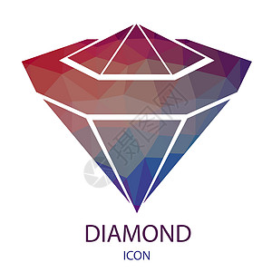 钻石图标 犹太人Logo背景图片