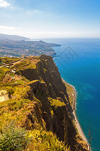 马德拉 加博吉劳 马德拉岩石海洋阳光悬崖海岸线晴天爬坡假期旅游火山图片
