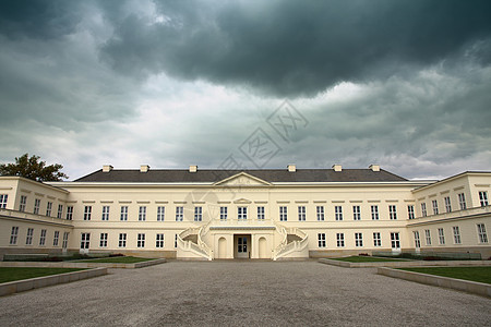 德国汉诺威的花园风格建筑学历史性公园城市天空观光旅行地标历史图片