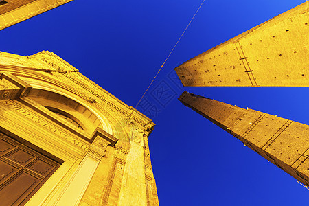 博洛尼亚的阿西内利塔建筑学城市地标天际旅行图片