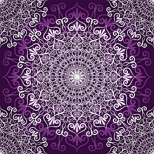 文体无缝无缝模式螺旋星星射线花纹书法边界紫色包装蕾丝粉色图片