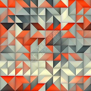 红灰梯三角非常规网域平方形图案 无鼠纹不缝橙色灰色梯度图片