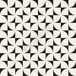 无矢量接缝黑白广场弧四舍五入几何区块模式图片
