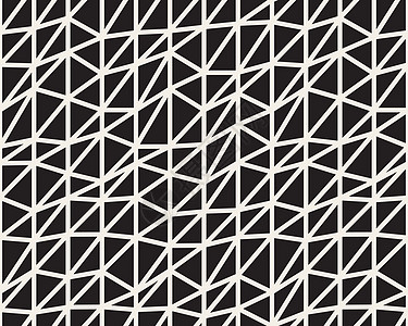 无矢量密封的黑白不定期三角三角线网状结构型式图片