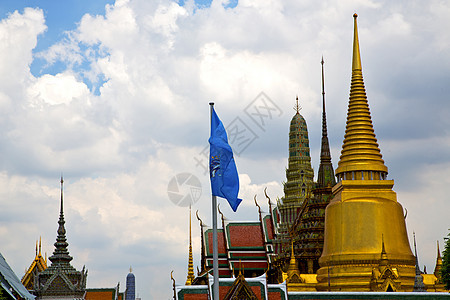 Bangkok雨蓝旗马赛克(Bangkok)图片