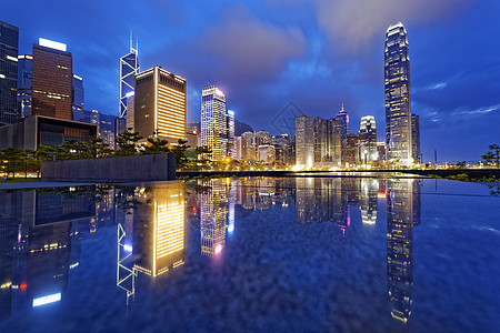 香港之夜旅行摩天大楼市中心经济天际景观旅游商业地标建筑学图片