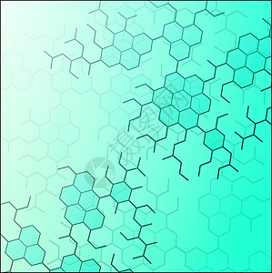 dna 分子结构矢量解析图的一组数字背景图片