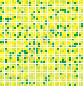 抽象方形像素马赛克背景像素化反射艺术品盒子技术插图蓝色绿色墙纸风格图片