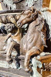 马头动物金属古董雕塑艺术品雕像艺术纪念碑文化白色图片