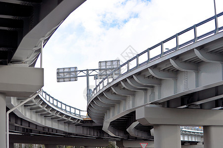汽车过桥 底视图工程海岸线天际市中心驾驶立交桥人行道天空运输建筑学图片