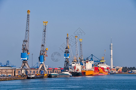 鹿特丹海运货运港天线图片