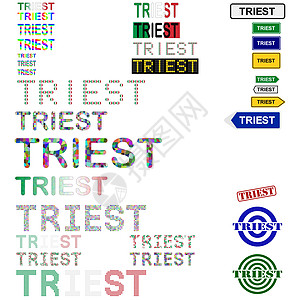 里程( Trriste) 文本设计套件图片