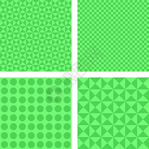 简易绿色模式集背景图片