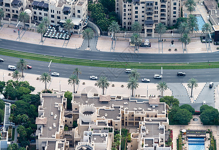 阿联酋迪拜市风景全景空中景观摩天大楼天际建筑建筑学旅游天空旅行办公室城市背景图片