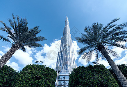 杜拜 阿联酋     2015年11月22日 最高建筑办公室景观世界蓝色市中心奢华旅游摩天大楼旅行地标图片