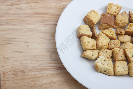 沙拉支架棕色硬皮小吃小麦白色包块营养宏观面包饮食图片