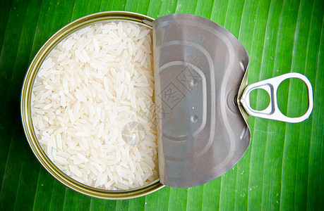 罐子里的泰国原茉米大米图片