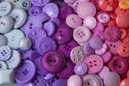 手工艺按钮缝纫团体手工工艺塑料圆形纺织品配饰裁缝爱好背景图片