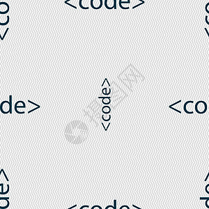 代码符号图标 编程语言符号 无缝抽象背景和几何形状等质量语言文本互联网创造力网络令牌插图编程邮票图片