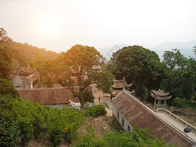 东面传统建筑风格的寺庙Hai D花园宗教宝塔旅行天空建筑学文化历史城市地标图片