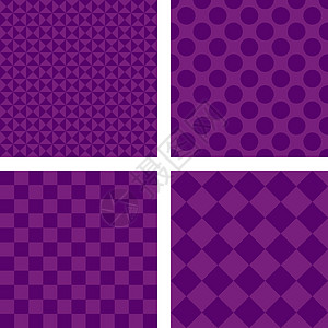 紫色抽象几何形状壁纸集图片